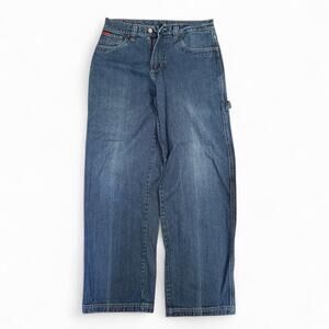 Vintage Y2K Fubu Platinum Baggy Carpenter Dark Wash Skater Men’s 30x32 Jeans